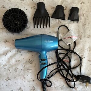 BaBylissPRO Blue Hair Dryer with Attachments
